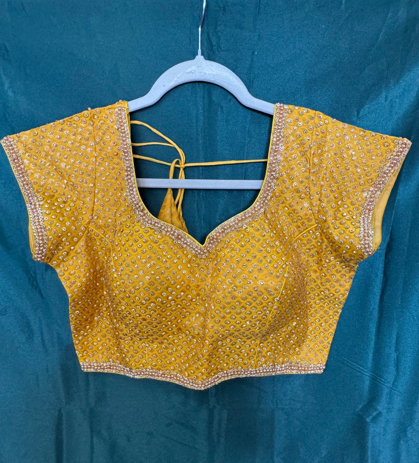 Diamond Studed Saree Blouse