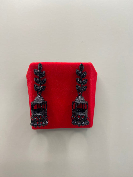Unique Black Jhumka