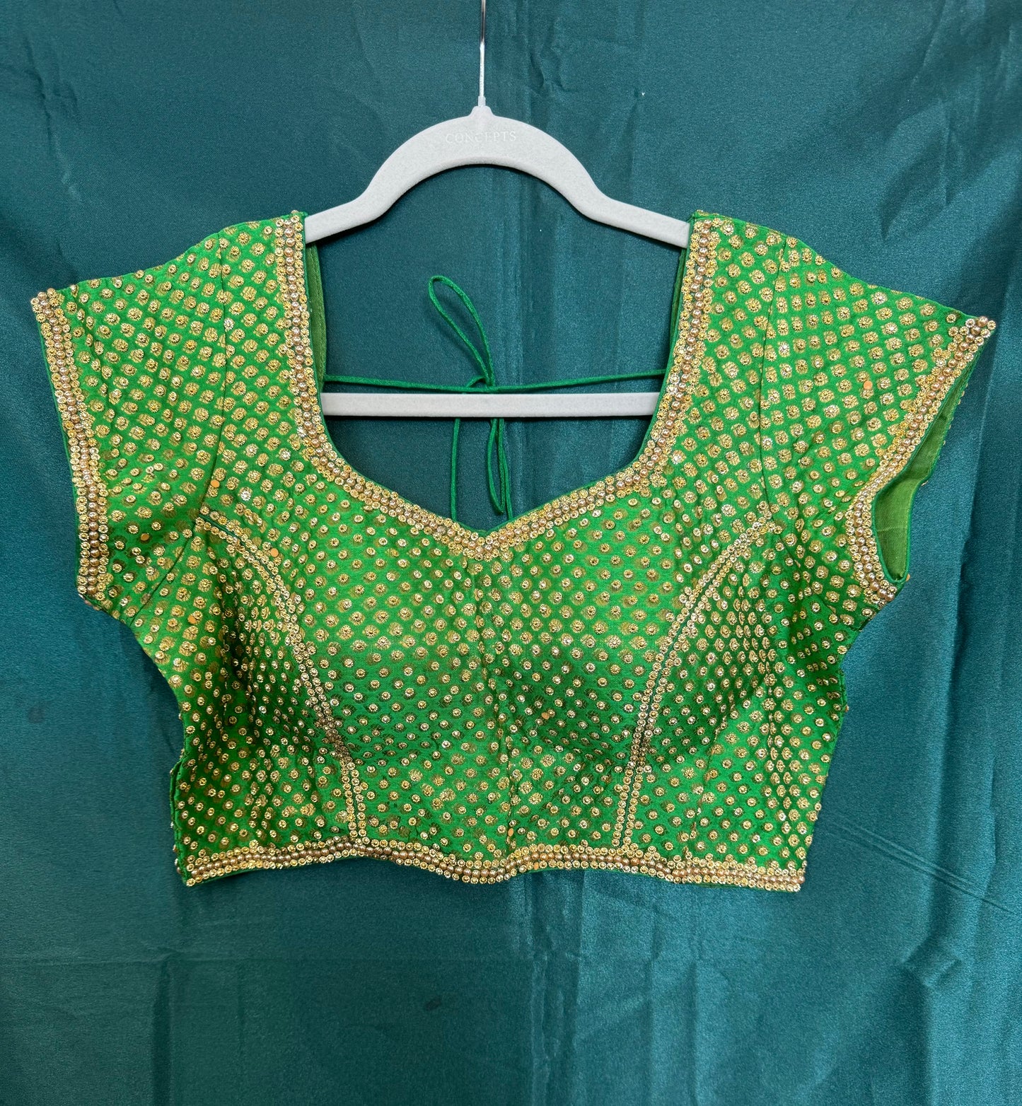 Diamond Studed Saree Blouse