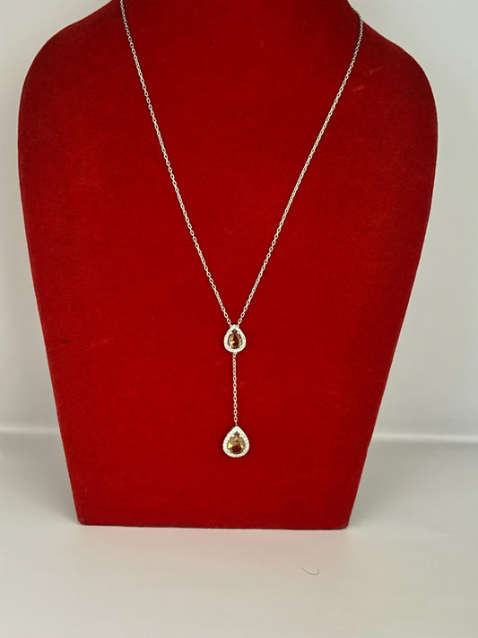 Custom-made Zultanite Layered Necklace - 925 Silver | Non Tarnish