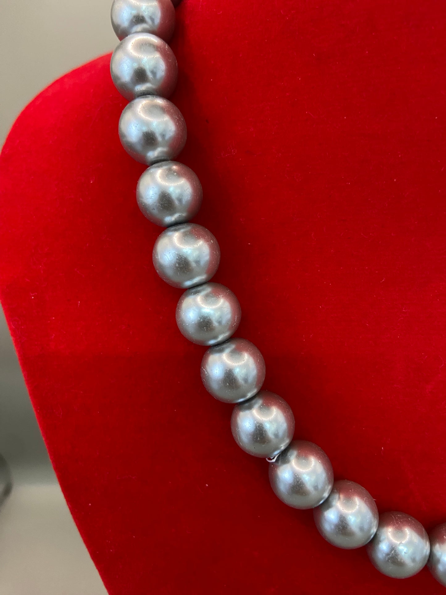 Chunky Pearl Necklace - Handmade