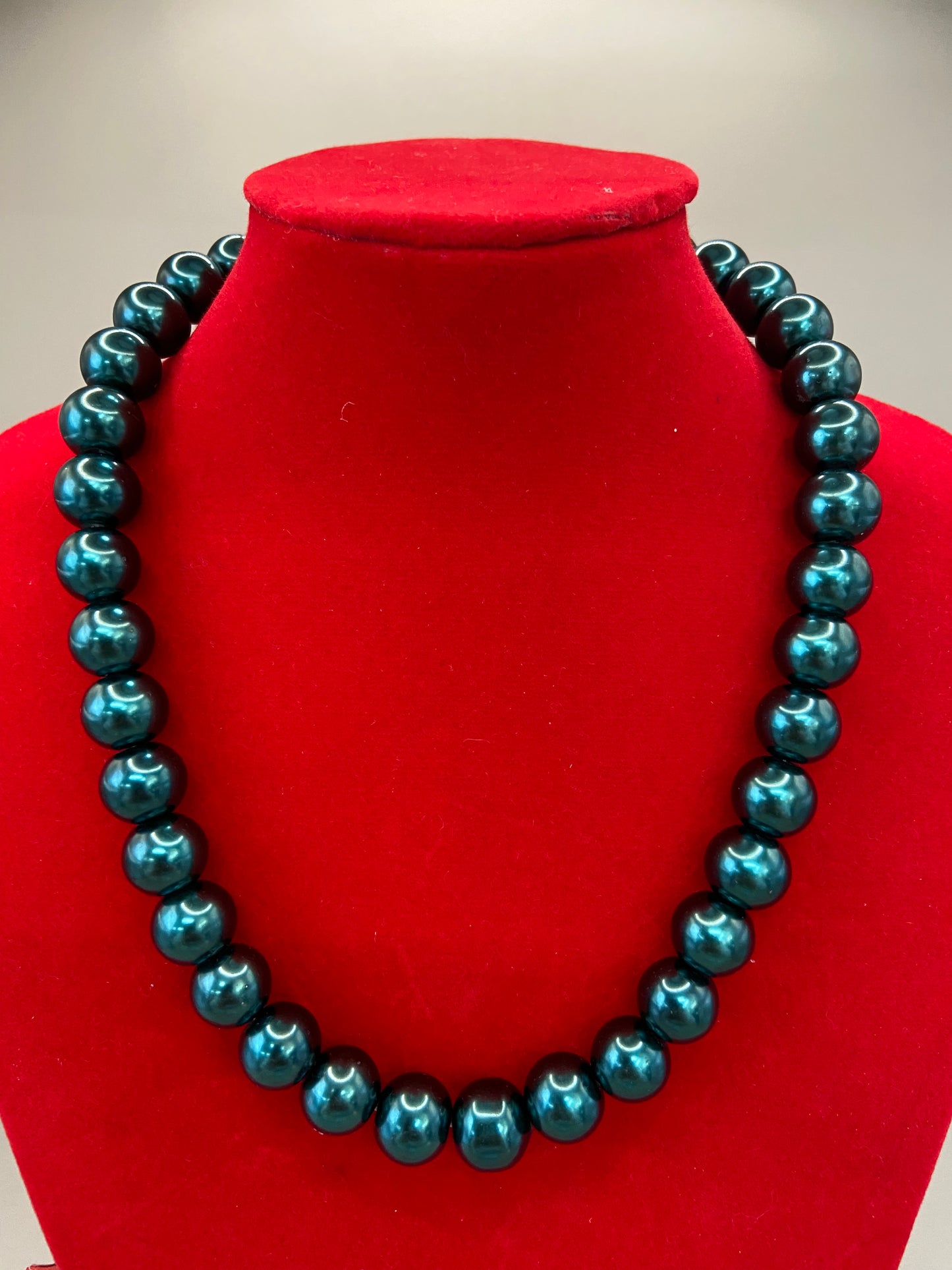 Chunky Pearl Necklace - Handmade