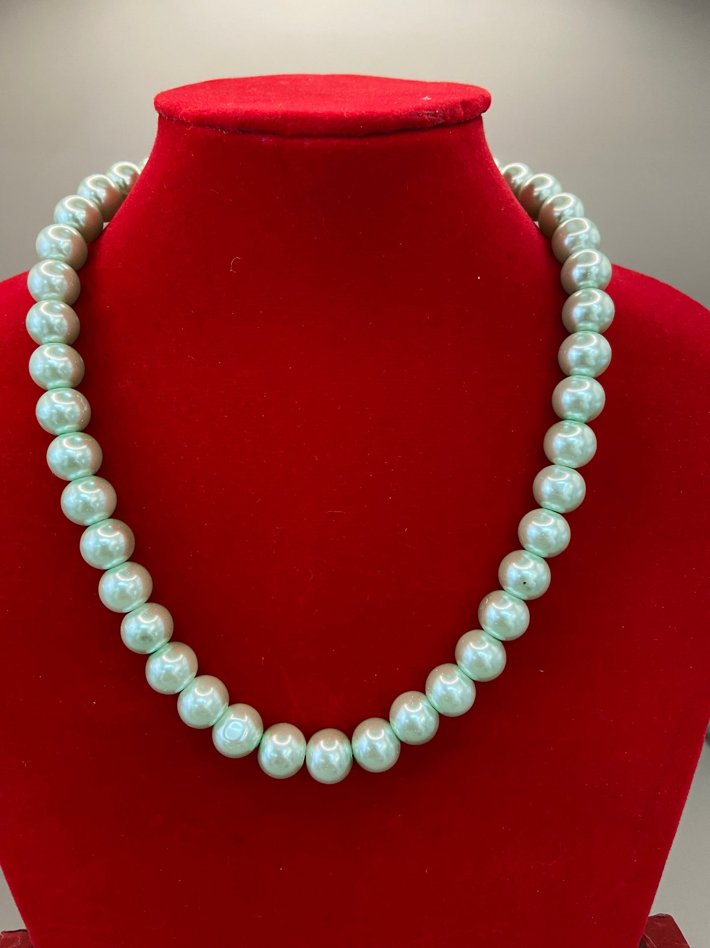 Chunky Pearl Necklace - Handmade