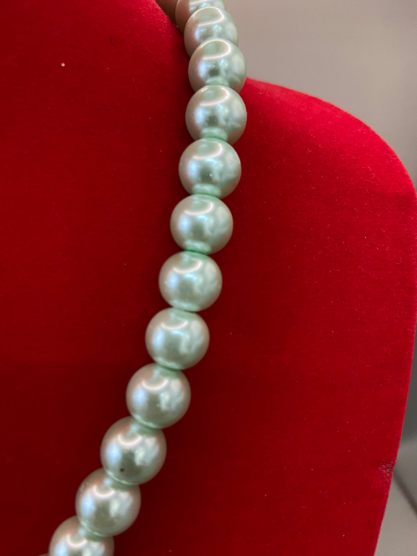 Chunky Pearl Necklace - Handmade